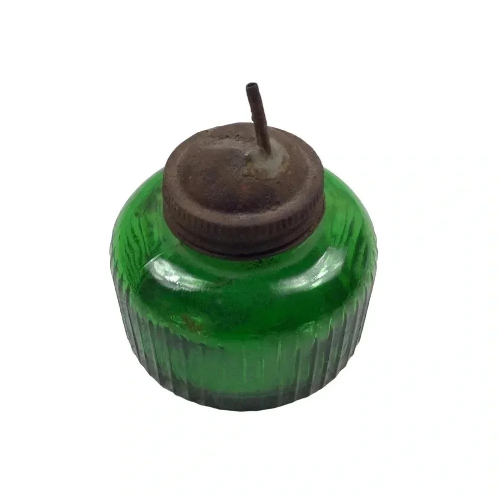 Vintage Hudson 288 green glass bottle​